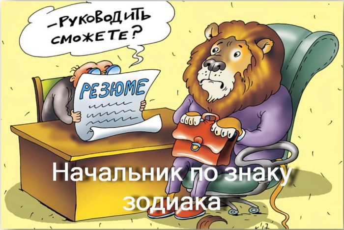 Начальник по знаку зодиака