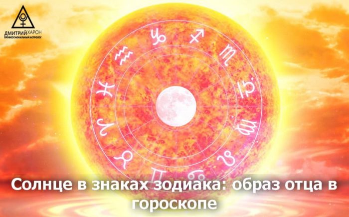 Солнце в знаках зодиака, образ отца в гороскопе, натальной карте