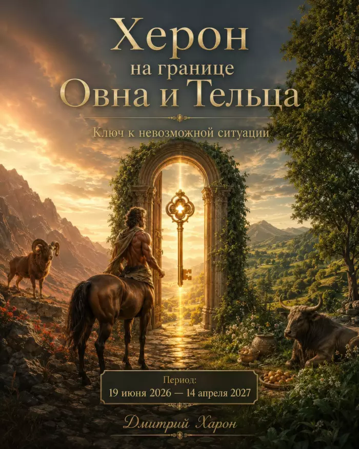 Хирон в Тельце 2026–2027: переход в Телец