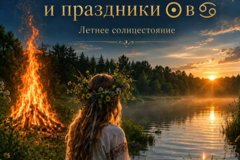 Солнце в Раке и Купала древние корни летнего солнцестояния